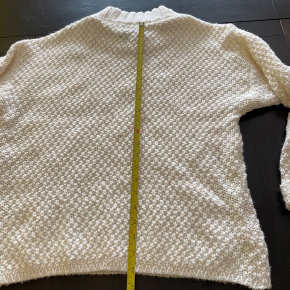 Essentiel Antwerp Italy made sweater. Large off white, knitted, ribbed loose fit - Picture 5 of 7